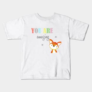 You Are Amazing, fox Kids T-Shirt
